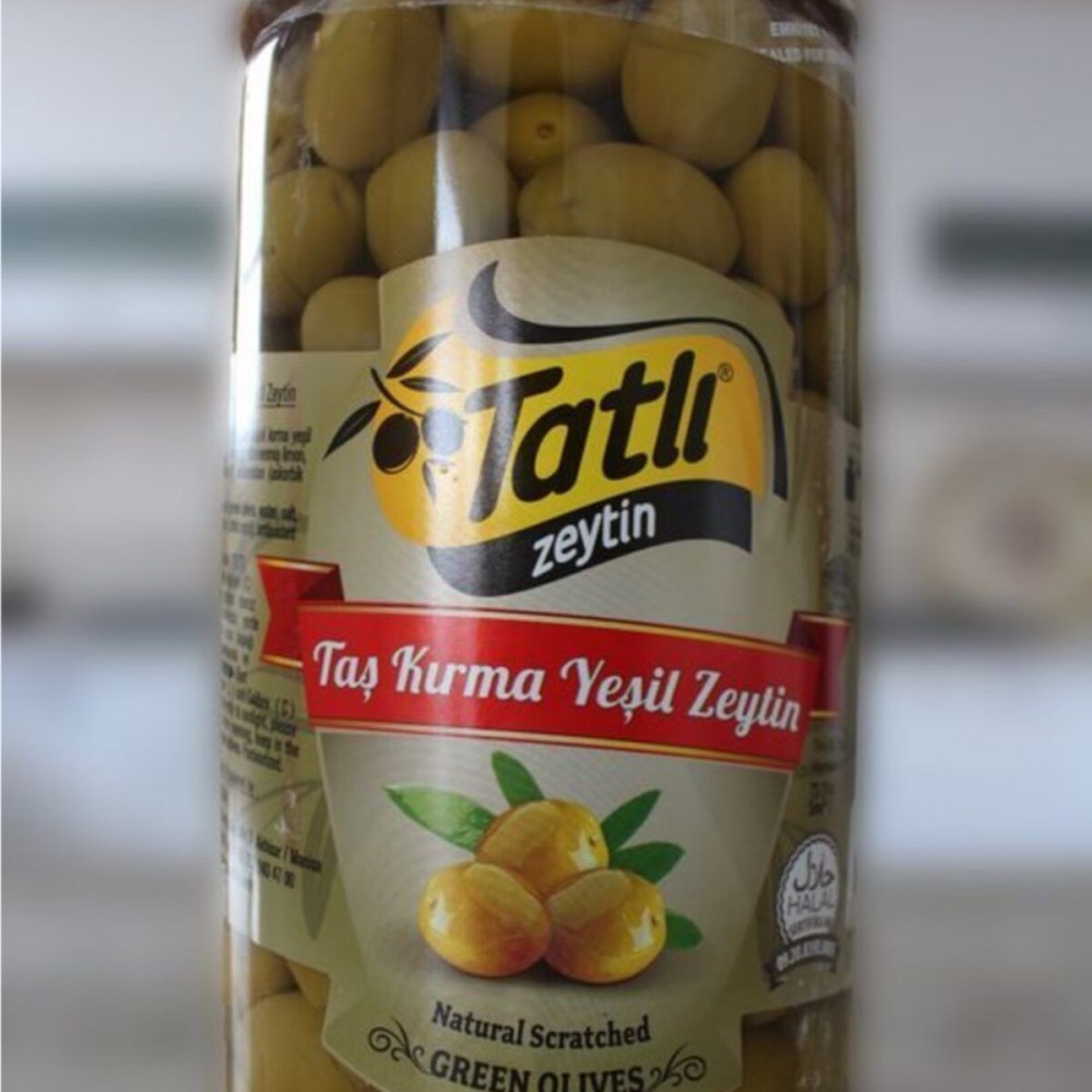 Taş Kırma Yeşil  Zeytin 900 gr