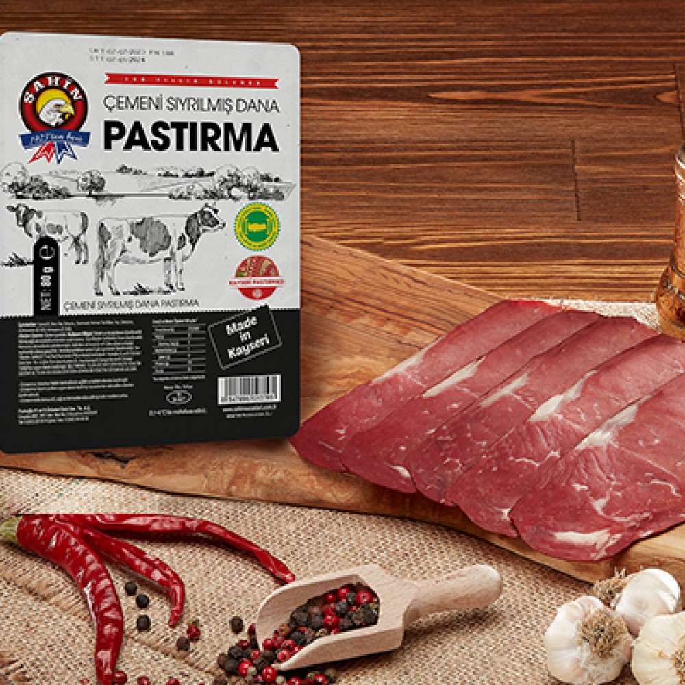 Çemeni Sıyrılmış Pastırma (80 G) Çemeni Sıyrılmış Pastırma (80 G)