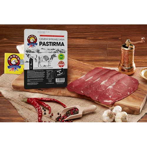 Çemeni Sıyrılmış Pastırma (80 G)
